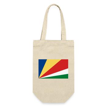 Color Geometry Stripes - Gift Bag for Bottles - nature - Front