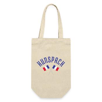 Emblème des drapeaux français croisés de Hunspach - Sac à bouteille - nature - Devant