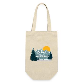More Nature Less Noise - Gift Bag for Bottles - nature - Front