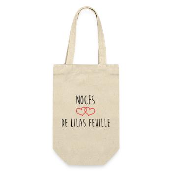 Noces de Lilas 63 ans de mariage - Sac à bouteille - nature - Devant