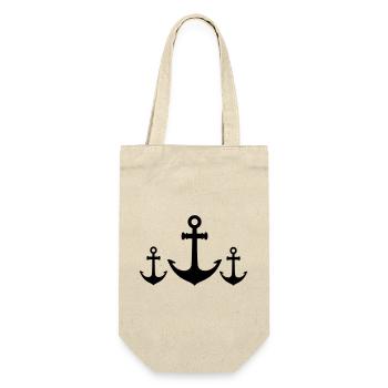 Anchor crew - Gift Bag for Bottles - nature - Front