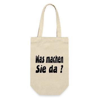 Arbeit - Geschenkbeutel für Flaschen - Natur - Vorne