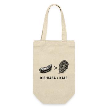 Kielbasa Greater Than Kale - Gift Bag for Bottles - nature - Front