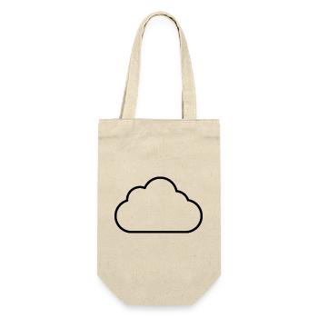 Cloud outline - Gift Bag for Bottles - nature - Front