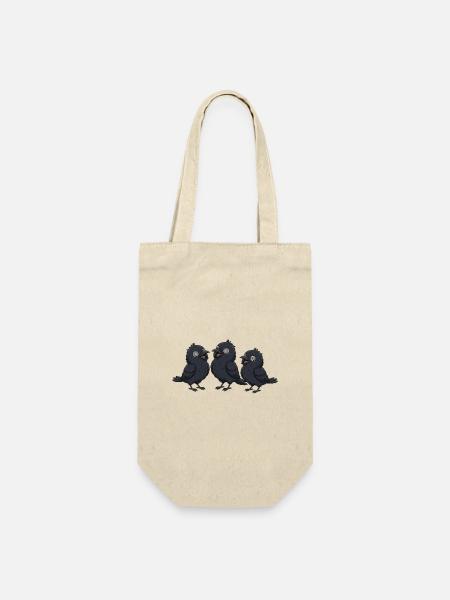 Trois frères Corbeau - Sac à bouteille - nature
