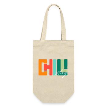 Chill Stay: Palette rétro géométrique - Sac à bouteille - nature - Devant