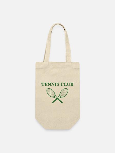 Emblème du club de tennis avec raquettes - Sac à bouteille - nature