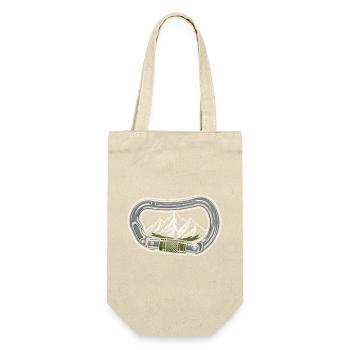 Snap hook with mountains. - Gift Bag for Bottles - nature - Front