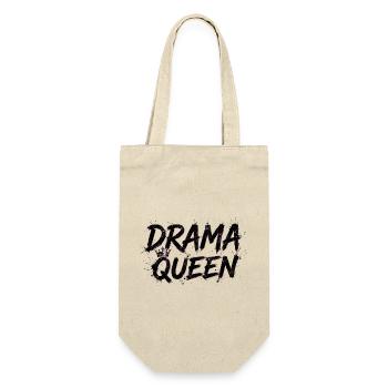 Drama Queen with Crown - Gift Bag for Bottles - nature - Front