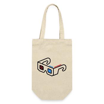Vision Différente Abstract Logo Lunette 3D - Sac à bouteille - nature - Devant