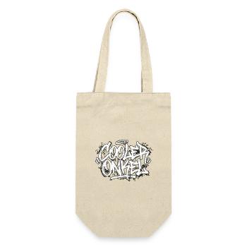 Cooler Onkel Handschrift Graffiti - Geschenkbeutel für Flaschen - Natur - Vorne