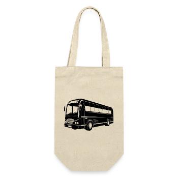 Tourbus - Geschenkbeutel für Flaschen - Natur - Vorne