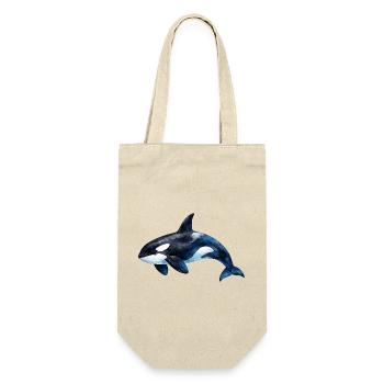Oceanic Orca Watercolor - Gift Bag for Bottles - nature - Front