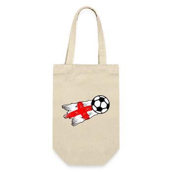 English flag meets football - Gift Bag for Bottles - nature - Front