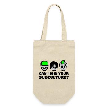 subculture - Geschenkbeutel für Flaschen - Natur - Vorne