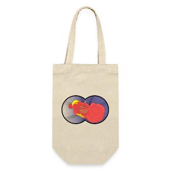 Captain Biceps - Gift Bag for Bottles - nature - Front