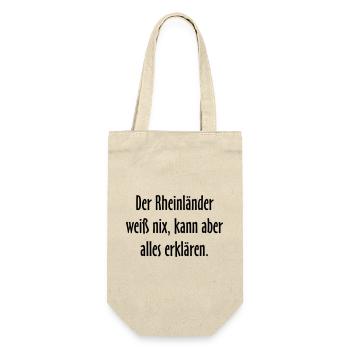 Der Rheinländer - Versuch einer Typologie - Geschenkbeutel für Flaschen - Natur - Vorne