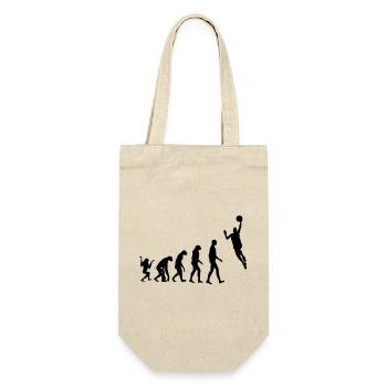 Basketball - Basket Ball - Game - Sport - Player - Geschenkbeutel für Flaschen - Natur - Vorne