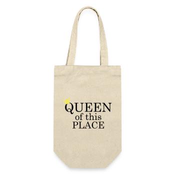 Queen of this place - Geschenkbeutel für Flaschen - Natur - Vorne