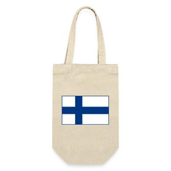 Finland Flag - Gift Bag for Bottles - nature - Front