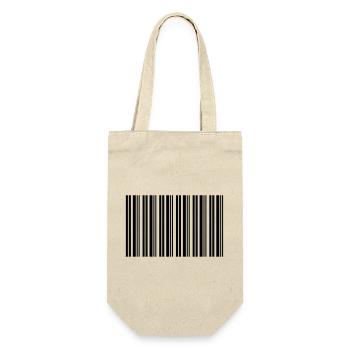 Conception de technologies informatiques pour nerds de code-barres - Sac à bouteille - nature - Devant