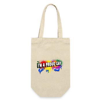 Je suis fier d'être gay - Sac à bouteille - nature - Devant