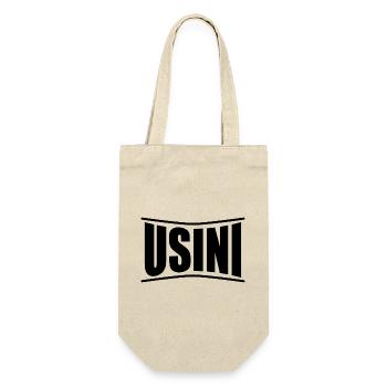 t-shirt Usini t-shirt Sardinia gift idea - Gift Bag for Bottles - nature - Front