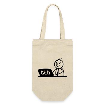 PDG d’ordinateur portable de travail - Sac à bouteille - nature - Devant