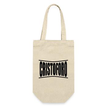 Idée cadeau t-shirt Cristoforo - Sac à bouteille - nature - Devant