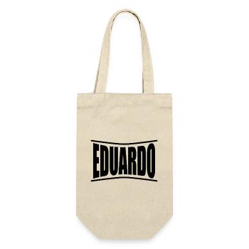 T-Shirt Edoardo T-Shirt Geschenkidee - Geschenkbeutel für Flaschen - Natur - Vorne