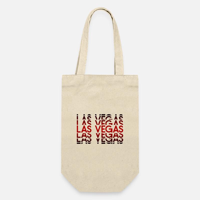 Las Vegas Neon Pattern - Gift Bag for Bottles - nature