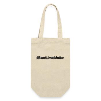 Black Lives Matter black - Gift Bag for Bottles - nature - Front