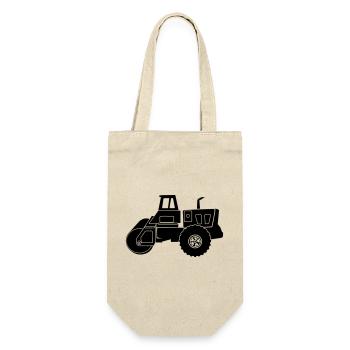 Transparent Roller machine - Gift Bag for Bottles - nature - Front