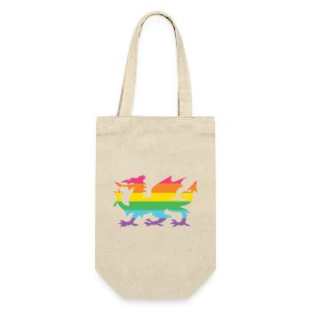Pride Month LGBTQ - LGBTQ Walisischer Drache - Geschenkbeutel für Flaschen - Natur - Vorne
