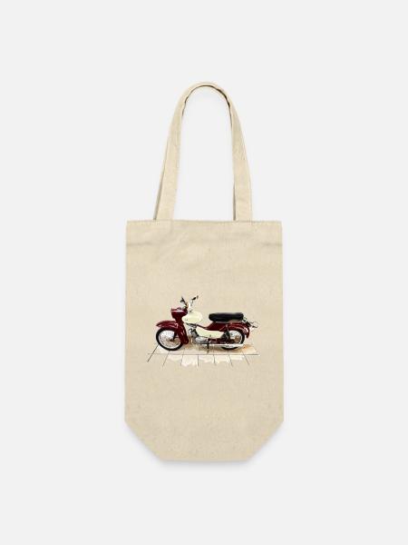 Simson - Star - Geschenkbeutel für Flaschen - Natur