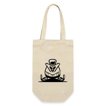 snowmobile - Gift Bag for Bottles - nature - Front