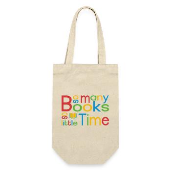 Tant de livres, si peu de temps - Sac à bouteille - nature - Devant