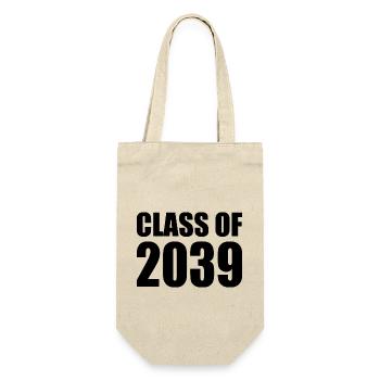 Class of 2039 - Geschenkbeutel für Flaschen - Natur - Vorne
