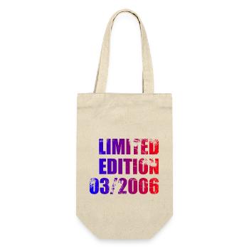 18th Anniversary Limited Edition 03/2006 - Gift Bag for Bottles - nature - Front