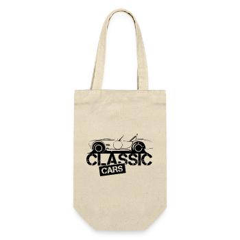Illustration de voitures classiques musclées américaines V8 - Sac à bouteille - nature - Devant