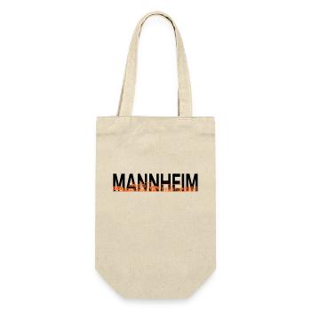Mannheim Monnem Mannheimat - Geschenkbeutel für Flaschen - Natur - Vorne