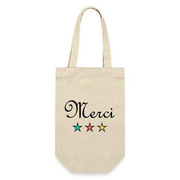 THANK YOU. MISTRESS. MASTER. THANK YOU MISTRESS - Gift Bag for Bottles - nature - Front