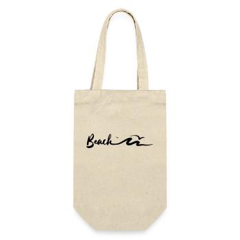 Beach Lifestyle - Geschenkbeutel für Flaschen - Natur - Vorne
