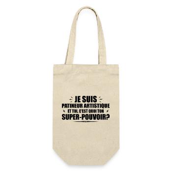 Figure skater. What's your superpower? - Gift Bag for Bottles - nature - Front