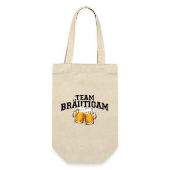 Bachelor Party - Team Groom - Gift Bag for Bottles - nature - Front