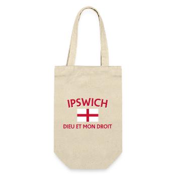 Ipswich Crest Dieu et Mon Droit - Sac à bouteille - nature - Devant