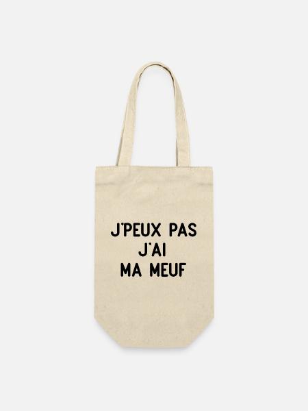 J'peux pas j'ai ma meuf - Sac à bouteille - nature