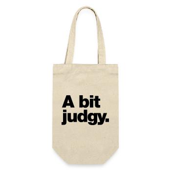 A bit judgy - Gift Bag for Bottles - nature - Front