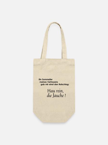 Sommelier - Geschenkbeutel für Flaschen - Natur