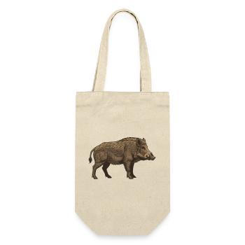 Chasse réaliste au sanglier sauvage brun - Sac à bouteille - nature - Devant